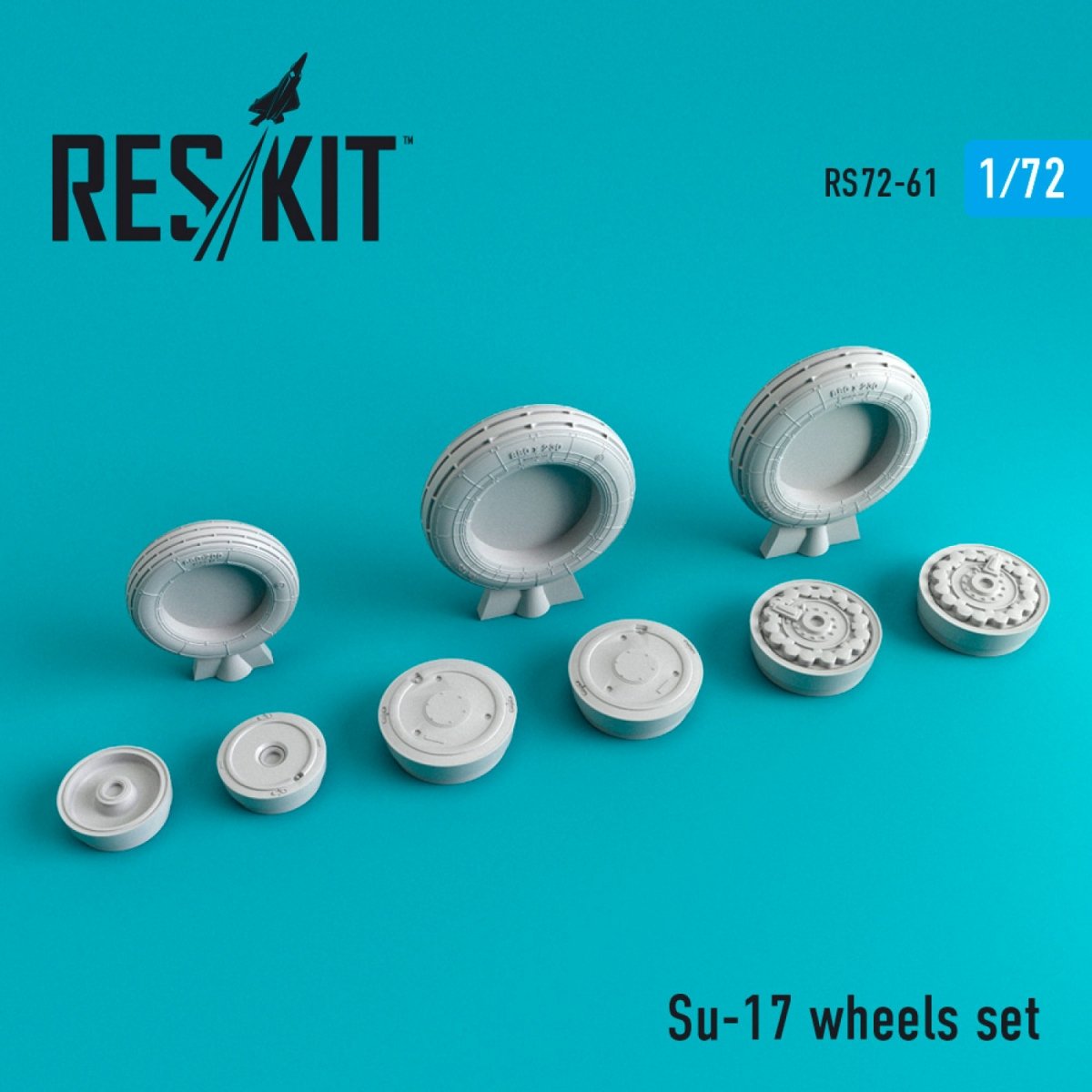RESKIT RS72-0061 SU-17 WHEELS SET 1/72