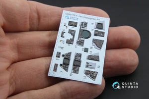 Quinta Studio QD48178 F-14A 3D-Printed &amp;amp; coloured Interior on decal paper (for Hasegawa kit) 1/48 – imagen 11