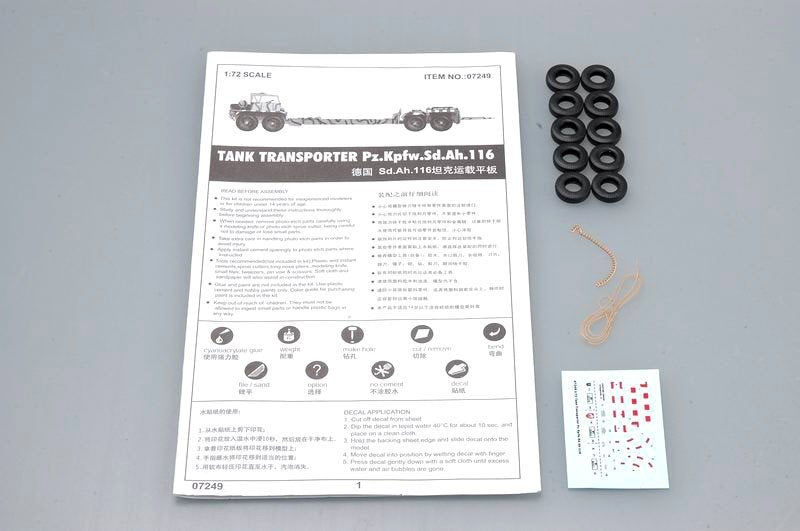 Trumpeter 07249 Transporteur de chars allemand Pz.Kpfw.Sd.Ah.116 (1/72) – image 3