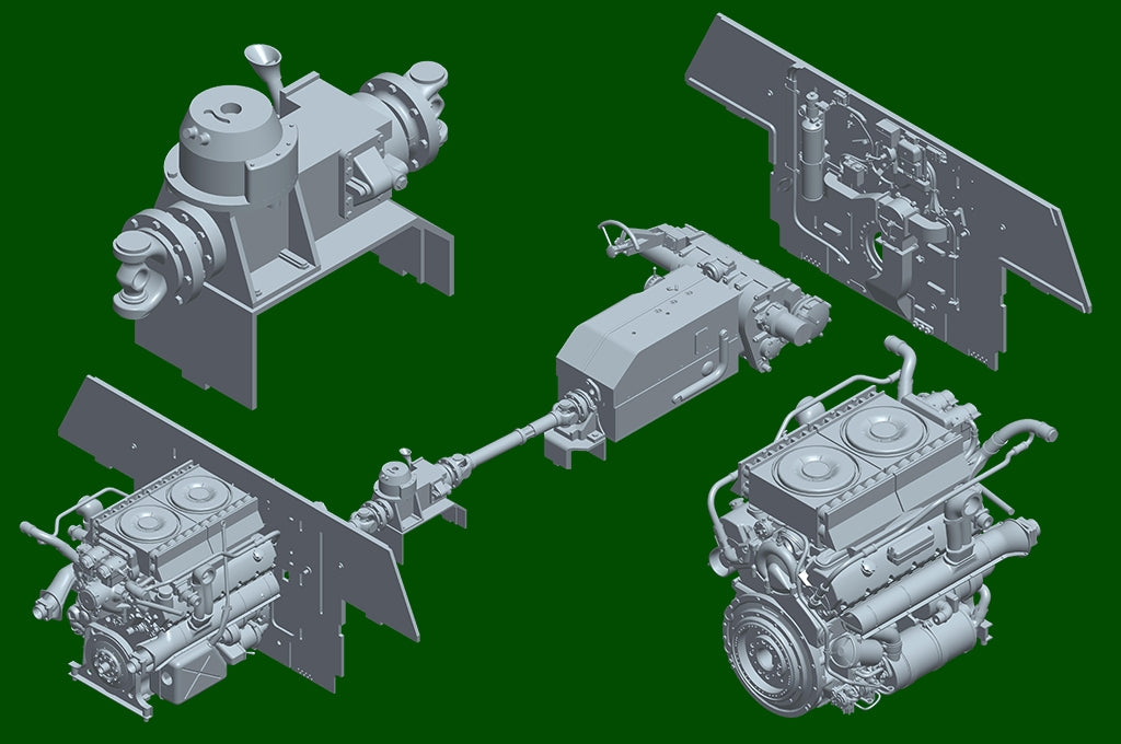 Trumpeter 00948 German Tiger II Heavy Tank - Porsche Turret Early Production 1/16 – immagine 28