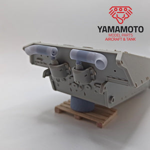 Yamamoto YMP3502 Zestaw tlumików Flammvernichter do Tiger II/E-50/E-75 Typ 1 1/35 – Bild 2