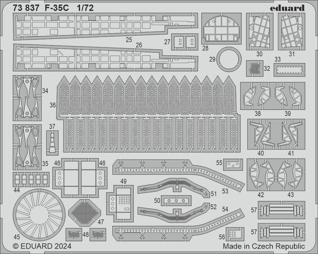 Eduard 73837 F-35C ITALERI 1/72 – immagine 2