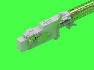 Master AM-32-121 Niemiecki karabin maszynowy z I w.św. Spandau LMG 8/15 (2szt.) (elementy żywiczne, toczone i fototrawione) 1/32 – zdjęcie 7