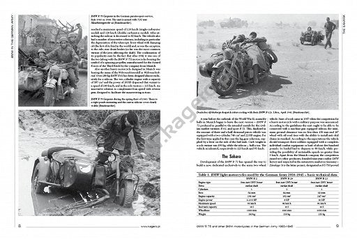 Kagero 0006 BMW R 75 and other BMW motorcycles in the German Army 1930–1945 EN – Bild 2