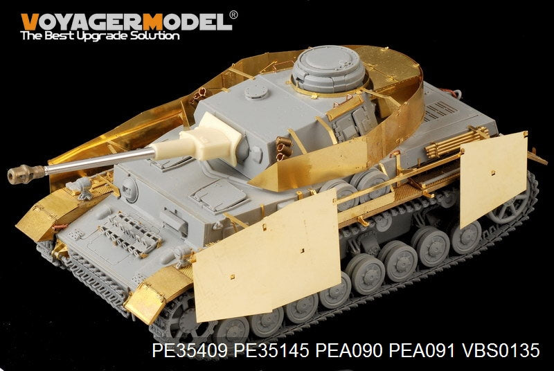 Maquette Voyager PE35409, char allemand Pz.Kpfw.IV Ausf.G de base avec lance-fumigènes, pour DRAGON au 1/35 – image 2
