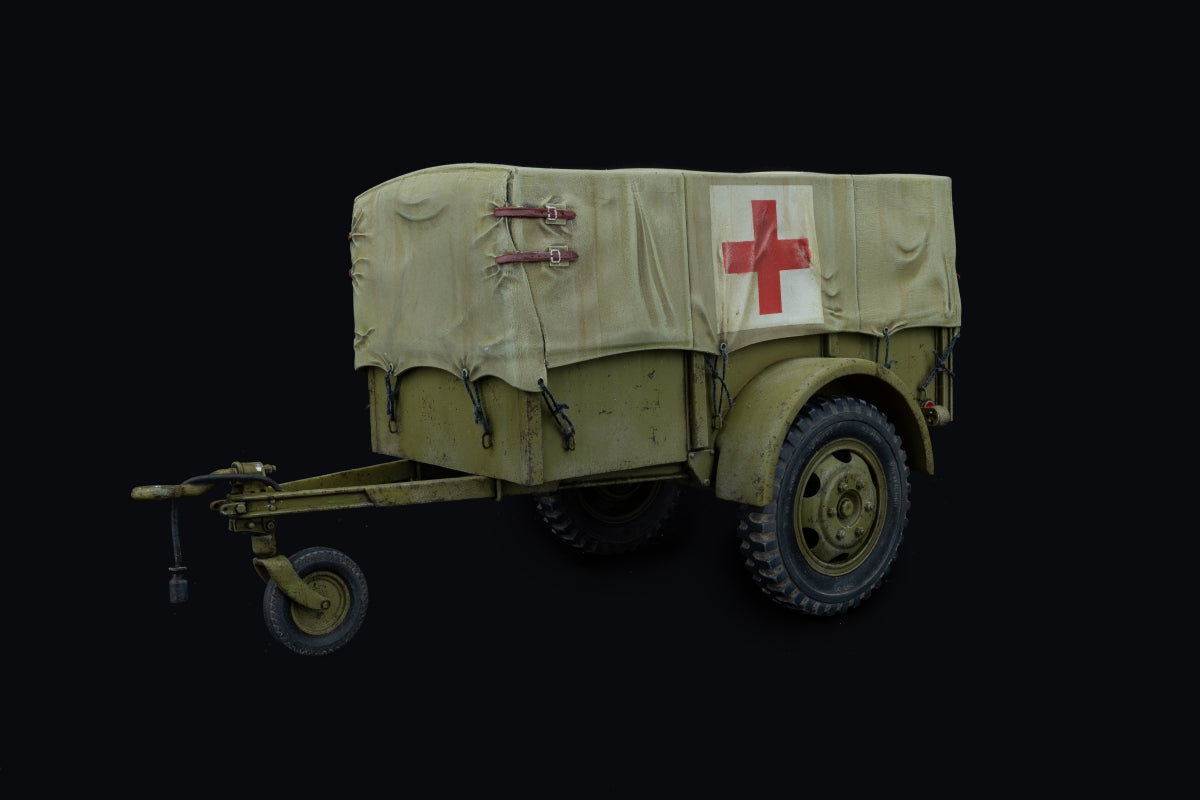 MiniArt 35443 G-518 US 1t CARGO TRAILER WITH CANVAS BEN HUR 1/35 – immagine 9