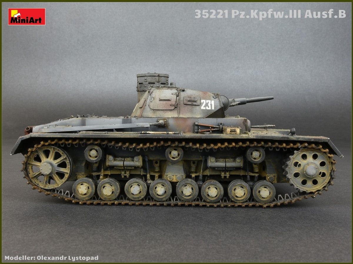 MiniArt 35221 Pz.Kpfw.III Ausf.B w/Crew 1/35 – immagine 8