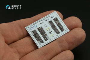 Quinta Studio QDS+48347 FA-18D late 3D-Printed coloured Interior on decal paper (Hasegawa) (with 3D-printed resin parts) (Small version) 1/48 – immagine 4