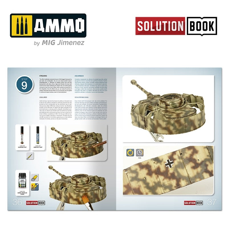 Ammo of Mig 6527 How to Paint WWII German Mid-War Vehicles SOLUTION BOOK 21 (Multilingual Book) – immagine 3
