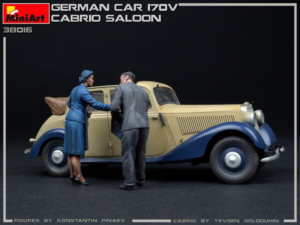 MiniArt 38016 GERMAN CAR 170V CABRIO SALOON 1/35 – Bild 3