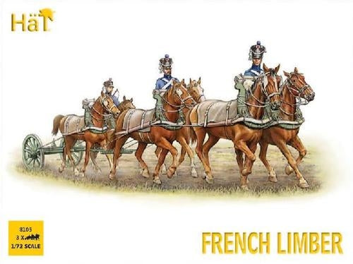 Hat 8105 French 6 Horse Limber 1/72