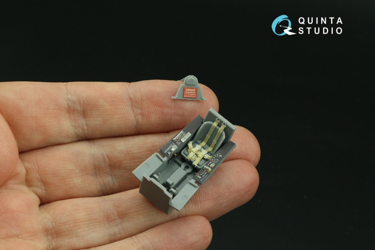 Quinta Studio QD48269 Fw 190A-8 3D-Printed &amp;amp; coloured Interior on decal paper (Tamiya) 1/48 – immagine 6
