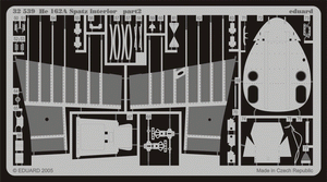 Intérieur du He 162A Spatz Eduard 32539 au 1/32 REVELL