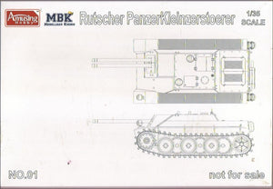 Voyager Model PE35921 WWII German E-5 Light Tank（For AMUSING HOBBY /MBK No.01 1/35 – immagine 2