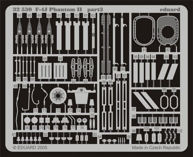 Eduard 32530 F-4J 1/32 Tamiya – immagine 3