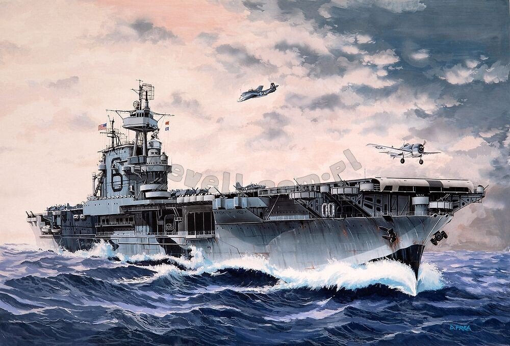 Revell 65824 USS Enterprise CV-6 Model Set 1/1200 – immagine 3