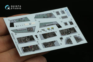 Quinta Studio QD48180 F-14D 3D-Printed &amp;amp; coloured Interior on decal paper (Hasegawa) 1/48 – immagine 10