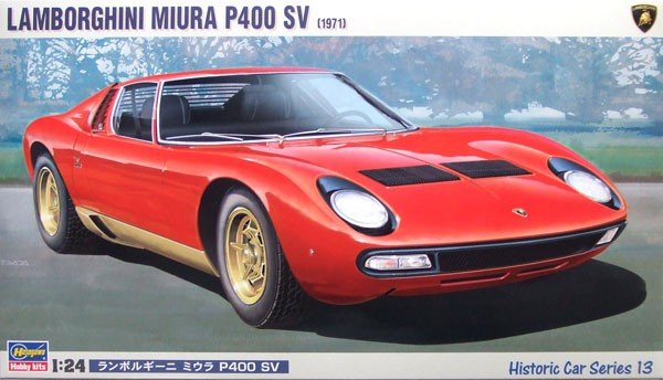 Hasegawa HC13 Lamborghini Miura P400 SV 1/24