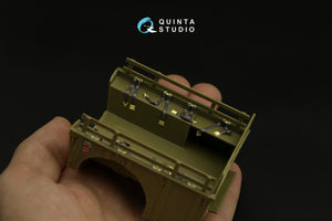 Quinta Studio QD35051 Gama Goat family 3D-Printed &amp;amp; coloured Interior on decal paper (Tamiya) 1/35 – immagine 11