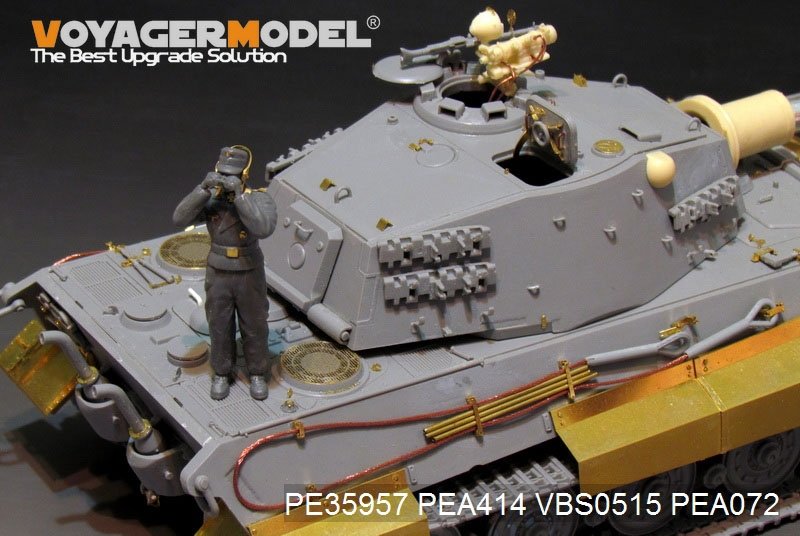 Voyager Model PE35957 WWII German King Tiger (Hensehel Turret) For HOBBYBOSS 84533 1/35 – zdjęcie 7