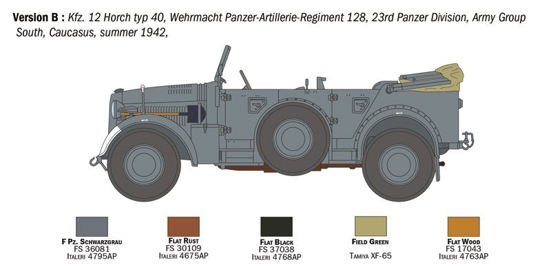 Italeri 6597 Horch 901 Typ 40 Kfz.12 1/35 – image 5