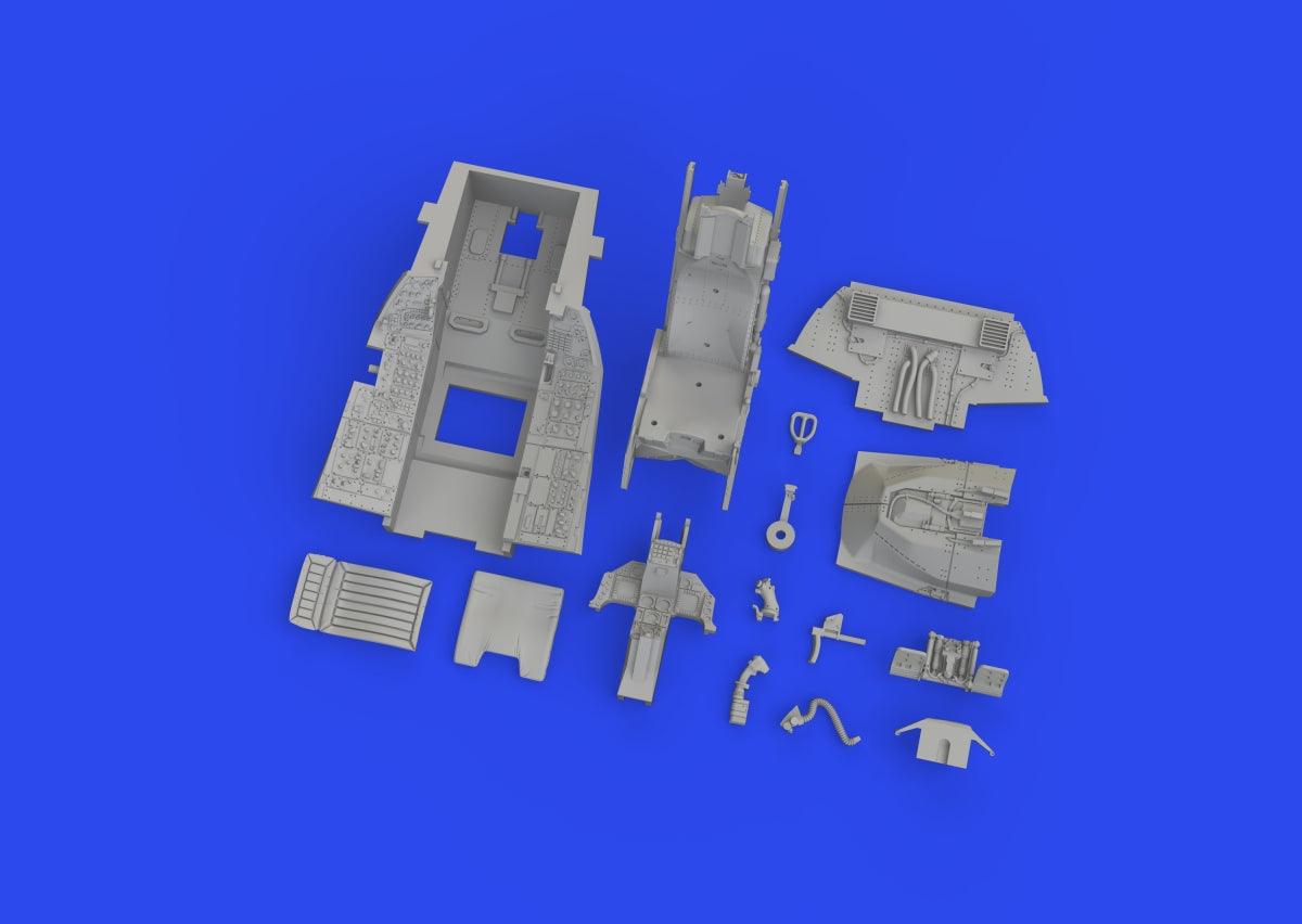 Maquette Eduard 648973 F-16C Block 52 de 1997 (cockpit) - Modèle imprimé Kinetic au 1/48 – image 5