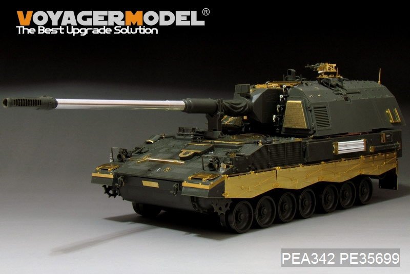 Voyager Model PEA342 Modern German PzH2000 Side skirts (For MENG TS-012) 1/35 – immagine 3
