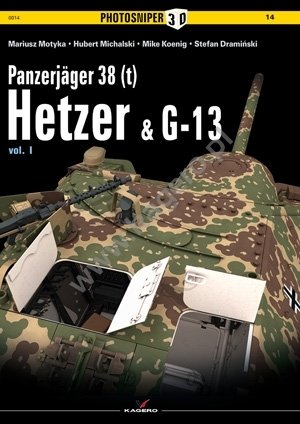 Kagero 0014 Panzerjäger 38 (t) Hetzer &amp;amp; G13 FR