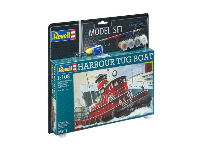 Revell 65207 Harbour Tug Boat Model Set 1/108