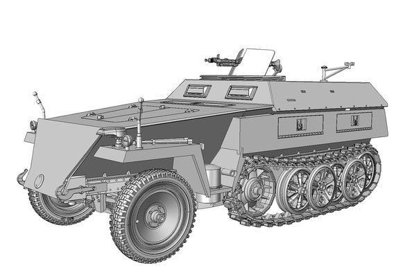 Das Werk DW35029 le.SPW Sd.Kfz.250/1 Ausf.B (neu) 1/35 – immagine 4