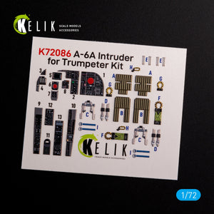 KELIK K72086 A-6A Intruder interior 3D decals for Trumpeter kit 1/72 – immagine 2