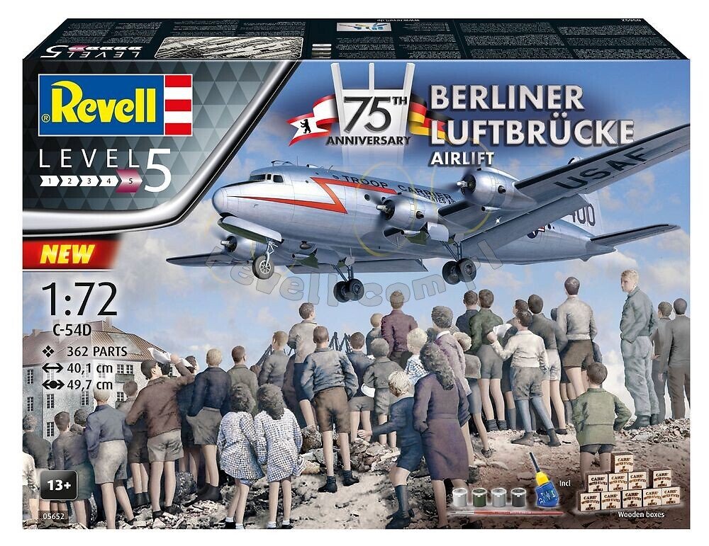 Revell 05652 Coffret cadeau 75e anniversaire du pont aérien de Berlin 1/72