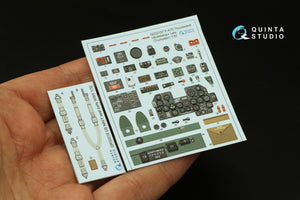 Quinta Studio QD32187 P-47D Thunderbolt Bubbletop (Late) 3D-Printed coloured Interior on decal paper (Trumpeter) 1/32 – immagine 3