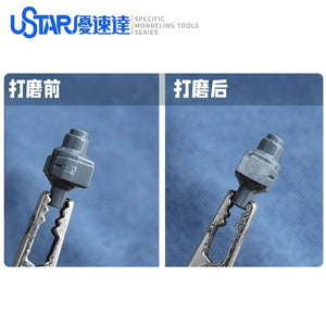 U-Star UA-91510 Round prc-cut sandpaper grinding head – image 4