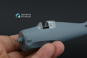 Quinta Studio QC72008 F6F-3/5 Hellcat vacuumed clear canopy (Eduard) 1/72 – zdjęcie 4