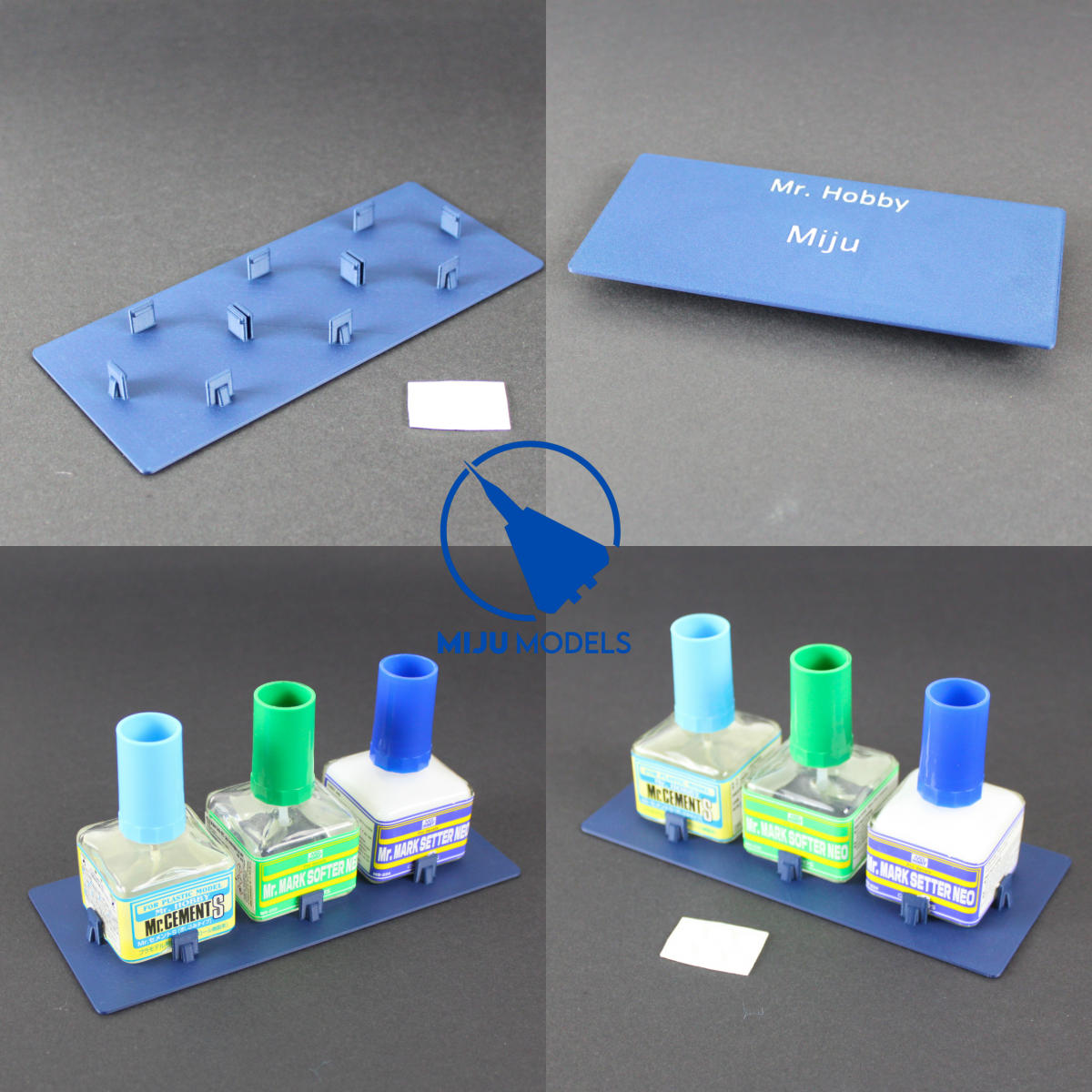 Miju Models HOLDER-GUNZE-TRIPLE Podstawka potrójna / Triple stand Mr. Hobby 40ml