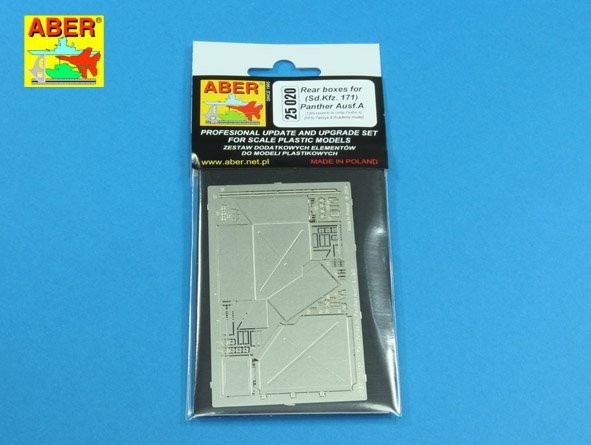 Aber 25020 Rear boxes for (Sd.Kfz. 171) Panther Ausf.A 1/25 – immagine 7