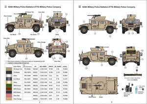 T-Model TK72015 M1114 HMMWV - Decal Set No.1 1/72 – imagen 3