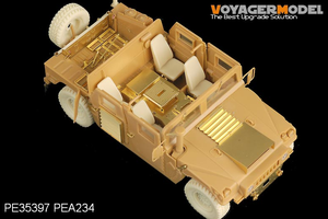 Voyager Model PEA234 Modern USMC HUMVEE family High back seats w/ seat belts (4 CHOICE) (FOR BRONCO) 1/35 – immagine 2