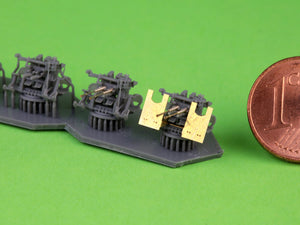 Master SM-200-012 IJN Type 96 25mm - PODWÓJNA podstawa - późna z celownikiem mechanicznym &amp;quot;Le Prieur&amp;quot; (4 szt.) 1/200 – image 3