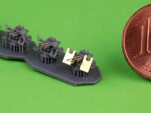Master SM-350-122 IJN Type 96 25mm - PODWÓJNA podstawa - wczesna z celownikiem pierścieniowym (6 szt.) 1/350 – image 3