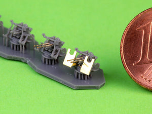 Master SM-350-123 IJN Type 96 25mm - PODWÓJNA podstawa - późna z celownikiem mechanicznym &amp;quot;Le Prieur&amp;quot; (6 szt.) 1/350 – zdjęcie 3