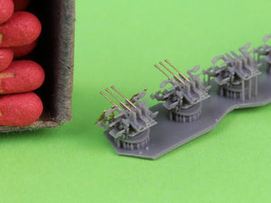 Master SM-350-124 IJN Type 96 25mm - POTRÓJNA podstawa - wczesna z celownikiem pierścieniowym (6 szt.) 1/350 – zdjęcie 4