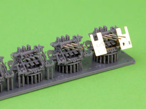 Master SM-200-014 IJN Type 96 25mm - POTRÓJNA podstawa - późna z celownikiem mechanicznym &amp;quot;Le Prieur&amp;quot; (4 szt.) 1/200 – zdjęcie 5