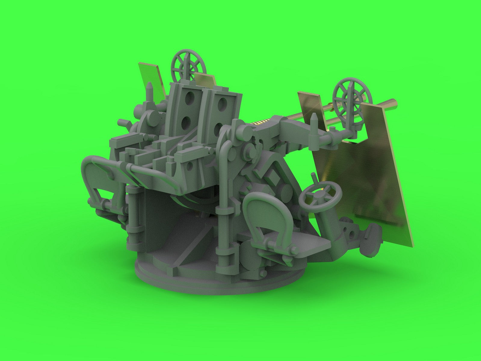 Master SM-200-011 IJN Type 96 25mm - PODWÓJNA podstawa - wczesna z celownikiem pierścieniowym (4 szt.) 1/200 – immagine 9