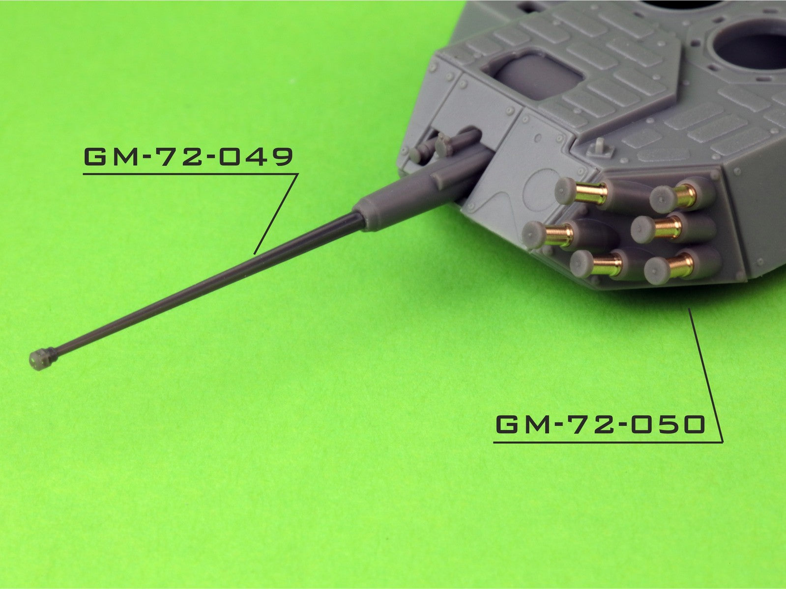 Master GM-72-049 KTO Rosomak - lufa działa 30mm ATK Mk 44 (Bushmaster II) wraz z żywicznym jarzmem (do modelu IBG) 1/72 – immagine 8
