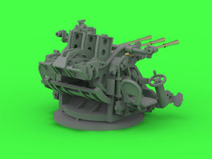 Master SM-200-014 IJN Type 96 25mm - POTRÓJNA podstawa - późna z celownikiem mechanicznym &amp;quot;Le Prieur&amp;quot; (4 szt.) 1/200 – zdjęcie 10