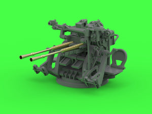Master SM-200-012 IJN Type 96 25mm - PODWÓJNA podstawa - późna z celownikiem mechanicznym &amp;quot;Le Prieur&amp;quot; (4 szt.) 1/200 – image 11