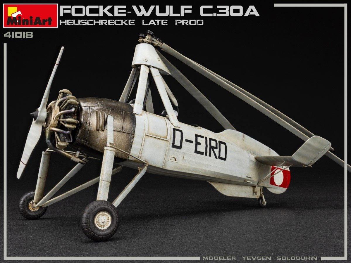 MiniArt 41018 FOCKE-WULF FW C.30A HEUSCHRECKE. LATE PROD 1/35 – Bild 8