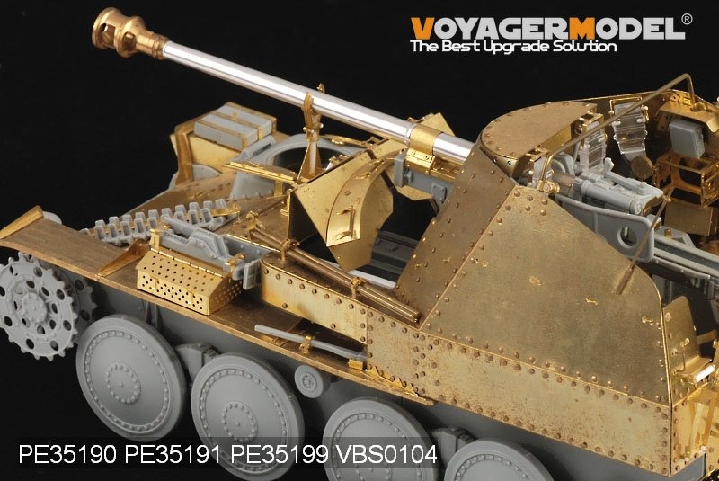 Voyager Model PE35199 WWII German Marder III Ausf.M Initial Production Upper Hull (For DRAGON 6464) 1/35 – Bild 2